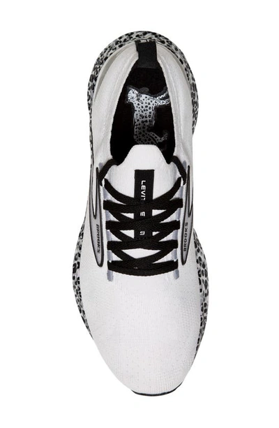 Shop Brooks Levitate 6 Stealthfit Running Shoe In White/ Black/ Alloy