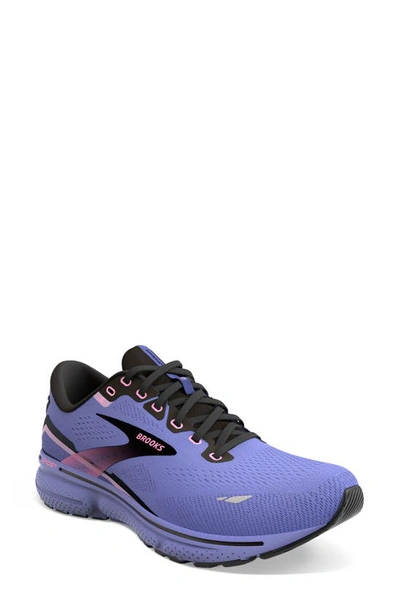 Shop Brooks Ghost 15 Running Shoe In Purple/ Pink/ Black