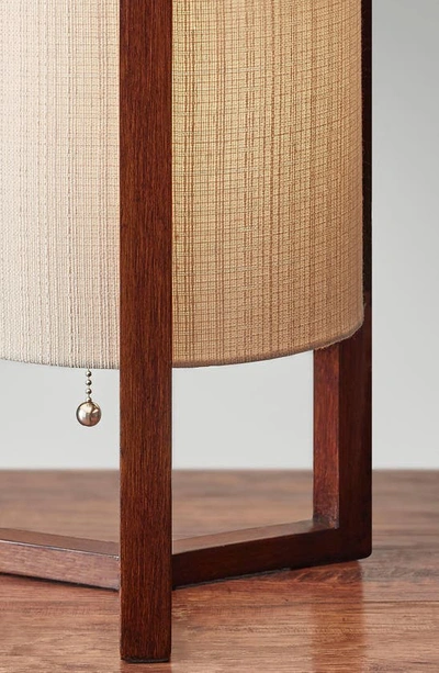 Adesso Lighting Quinn Table Lantern In Walnut Birch