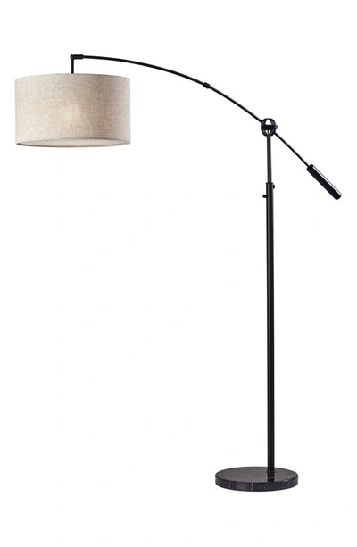 Shop Adesso Lighting Adler Arc Lamp In Black