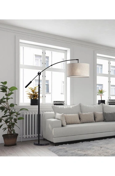 Shop Adesso Lighting Adler Arc Lamp In Black