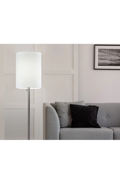 Shop Adesso Lighting Liam Floor Lamp In Brushed Steel