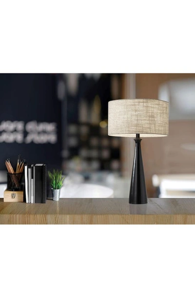 Shop Adesso Lighting Linda Table Lamp In Black