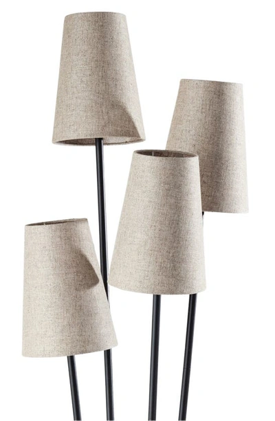 Adesso Lighting Wentworth Floor Lamp In Black