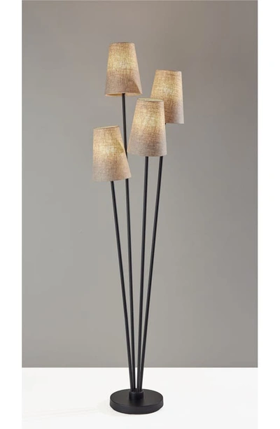 Adesso Lighting Wentworth Floor Lamp In Black