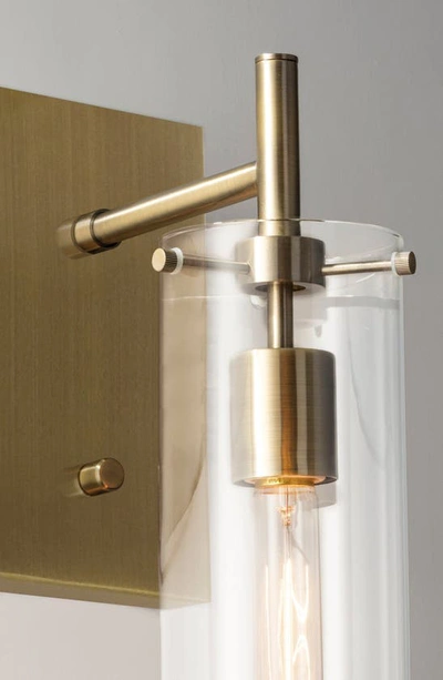 Adesso Lighting Dalton Wall Lamp In Antique Brass