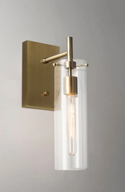 Shop Adesso Lighting Dalton Wall Lamp In Antique Brass