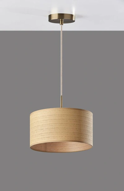 Adesso Lighting Harvest Pendant Light In Antique Brass