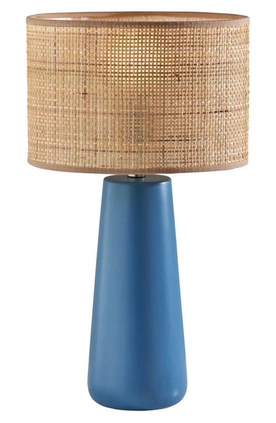 Shop Adesso Lighting Sheffield Table Lamp In Turquoise