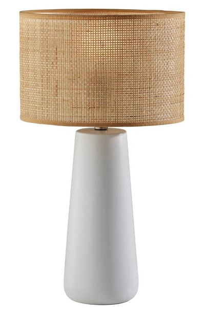 Shop Adesso Lighting Sheffield Table Lamp In White