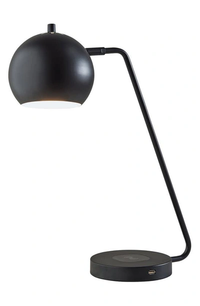 Adesso Lighting Emerson Charging Desk Lamp In Black