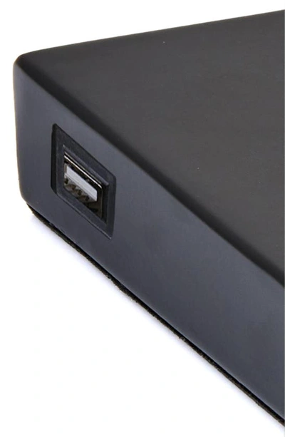 Adesso Lighting Collette Charging Desk Lamp In Black With Antique Brass