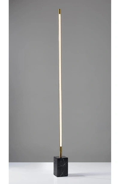 Adesso Lighting Felix Led Wall Washer Lamp In Antique Brass