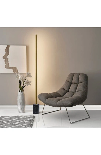 Adesso Lighting Felix Led Wall Washer Lamp In Antique Brass