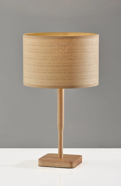 Shop Adesso Lighting Ellis Table Lamp In Natural Wood