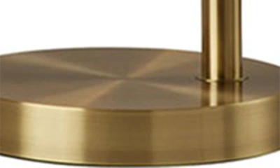 Adesso Lighting Bowery 3-arm Arc Lamp In Antique Brass