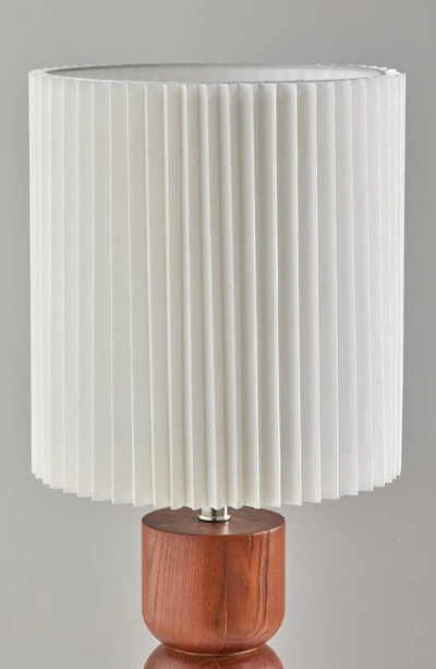 Shop Adesso Lighting James Table Lamp In Walnut Wood