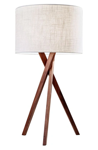 Shop Adesso Lighting Brooklyn Table Lamp In Walnut