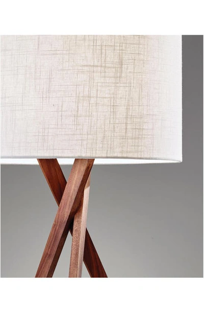 Shop Adesso Lighting Brooklyn Table Lamp In Walnut