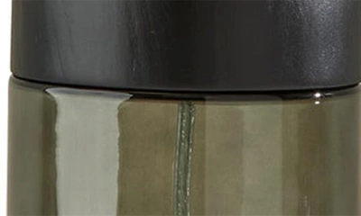 Adesso Lighting Marina Tall Table Lamp In Black With Smoked Glass