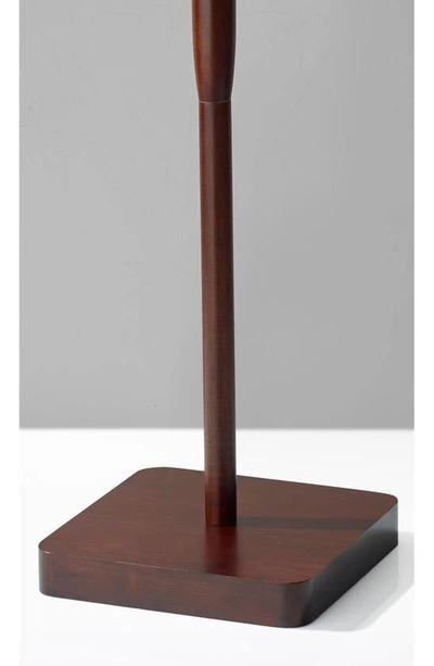 Adesso Lighting Ellis Floor Lamp In Walnut