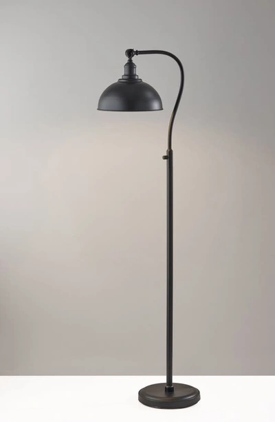 Shop Adesso Lighting Wallace Floor Lamp In Black Finish