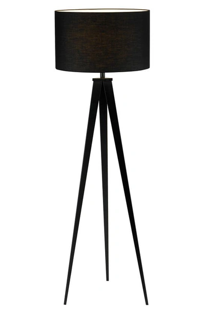 Shop Adesso Lighting Director Floor Lamp In Black