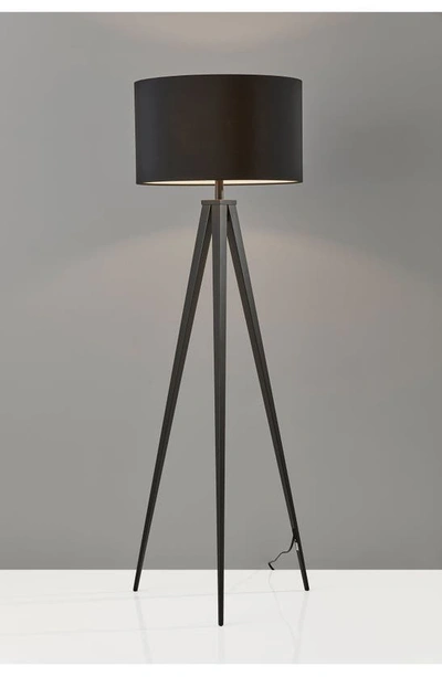 Shop Adesso Lighting Director Floor Lamp In Black