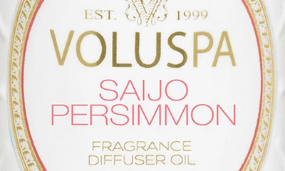 Shop Voluspa Ultrasonic Fragrance Diffuser Oil In Saijo Persimmon