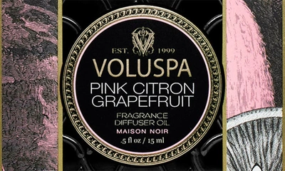 Shop Voluspa Ultrasonic Fragrance Diffuser Oil In Pink Citron Grapefruit