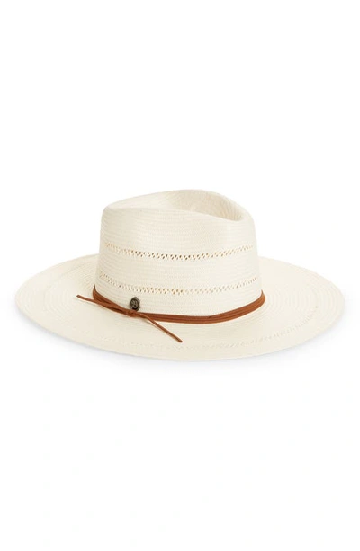 Shop Biltmore Vintage Couture Adore You Straw Fedora In Natural