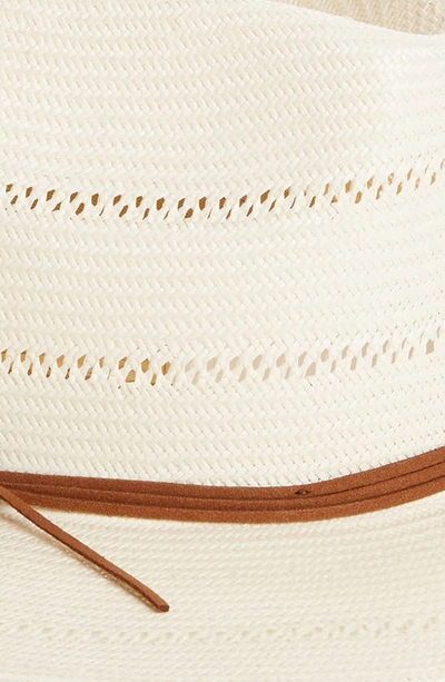 Shop Biltmore Vintage Couture Adore You Straw Fedora In Natural