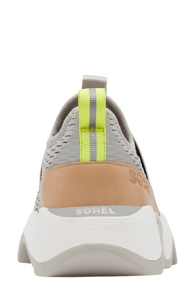 Shop Sorel Kinetic™ Impact Ii Strap Slip-on Sneaker In Dove/ Sea Salt