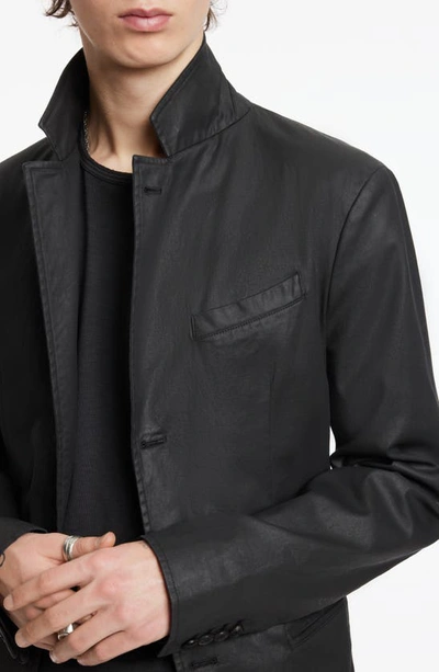 Shop John Varvatos Slim Fit Coated Sport Coat In Black
