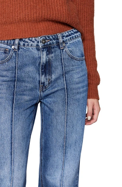 Shop Bardot Hazel Seamed High Waist Flare Leg Jeans In Vintage