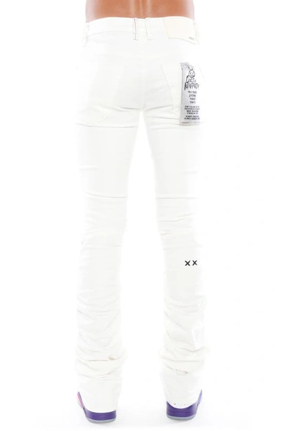 Shop Cult Of Individuality Hipster Nomad Stretch Bootcut Jeans In White
