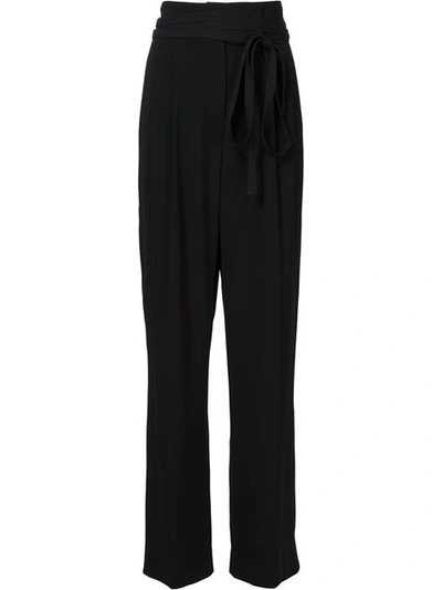 Marc Jacobs High Waist Trousers In Black