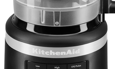 Shop Kitchenaid 9-cup Food Processor In Black Matte
