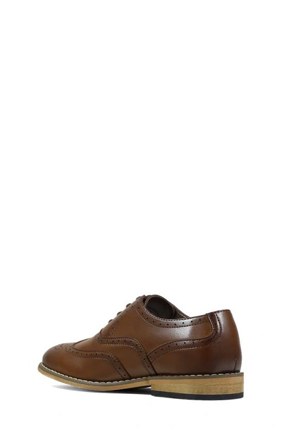 Shop Stacy Adams Dunbar Wingtip Oxford In Cognac