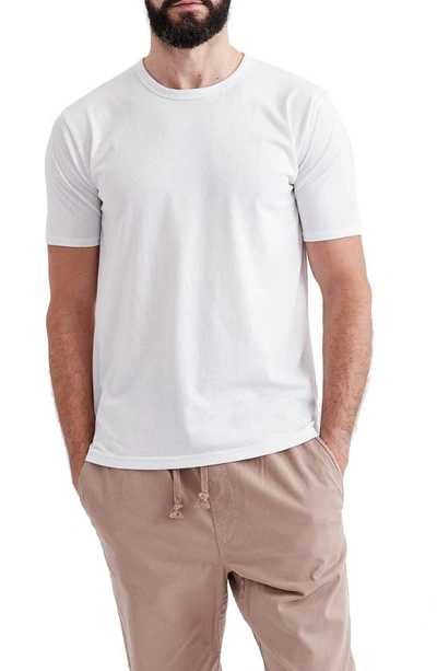 Shop Goodlife Crewneck Split Hem T-shirt In White