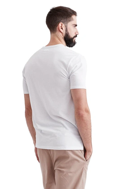Shop Goodlife Crewneck Split Hem T-shirt In White