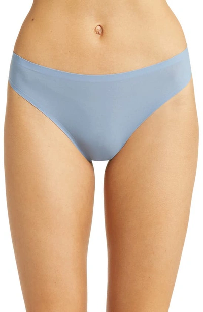 Shop Chantelle Lingerie Soft Stretch Thong In Mist-e9