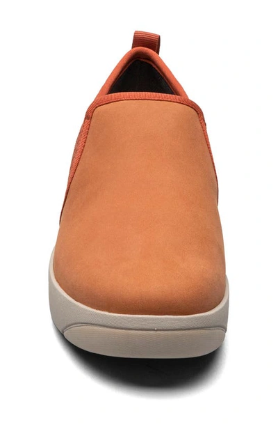 Shop Bogs Kicker Slip-on Sneaker In Burnt Orange