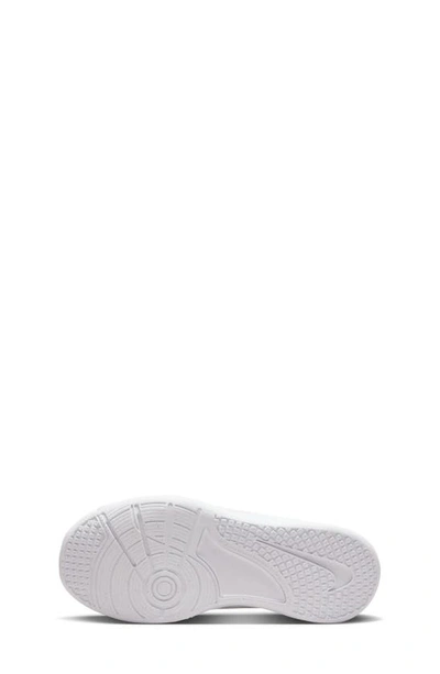 Shop Nike Kids' Omni Multi-court Sneaker In White/ Pure Platinum/ White