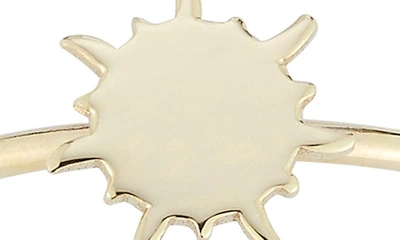 Ember Fine Jewelry 14k Yellow Gold Sun Ring In Gold