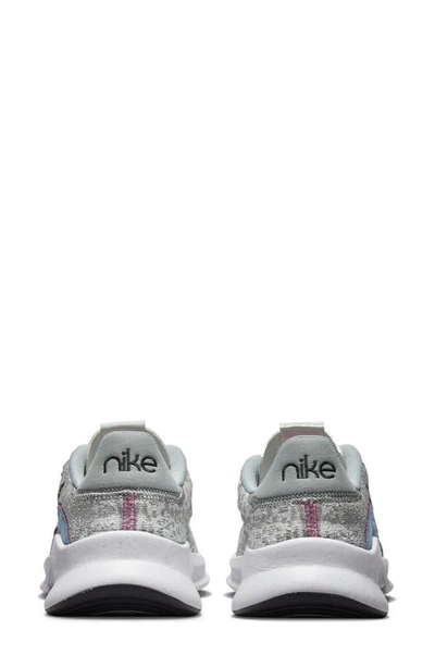 Shop Nike Superrep Go 3 Flyknit Running Shoe In Silver/ Green/ Aqua/ Black