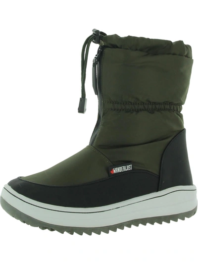 Shop Wanderlust Sasha Womens Cold Weather Outdoors Winter & Snow Boots In Green