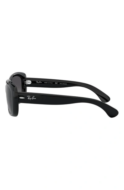Ray Ban Butterfly Jackie Ohh Sunglasses In Black Grey