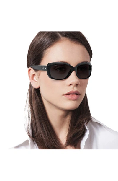 Ray Ban Butterfly Jackie Ohh Sunglasses In Black Grey