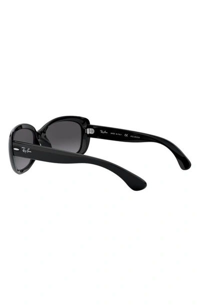 Shop Ray Ban Jackie Ohh 58mm Polarized Sunglasses In Black Grey